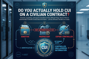 Do You Actually Hold CUI on a Civilian Contract?