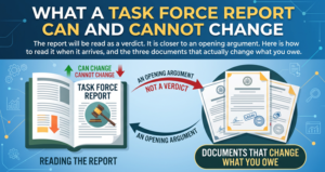 What a Task Force Report Can and Cannot Change