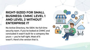 Right-Sized for Small Business: CMMC Level 1 and Level 2 Without Enterprise IT