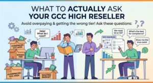CC High and Google Workspace for Government aren't off-the-shelf subscriptions — you buy them through a reseller. Walk in unprepared and you'll overpay or buy the wrong tier.
