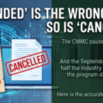"Suspended" Is the Wrong Word. So Is "Cancelled."