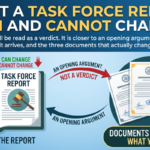 What a Task Force Report Can and Cannot Change