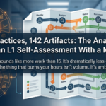 15 Practices, 142 Artifacts: The Anatomy of an L1 Self-Assessment With a Map