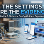 The Settings Are the Evidence: Device & Network Config Guides, Explained